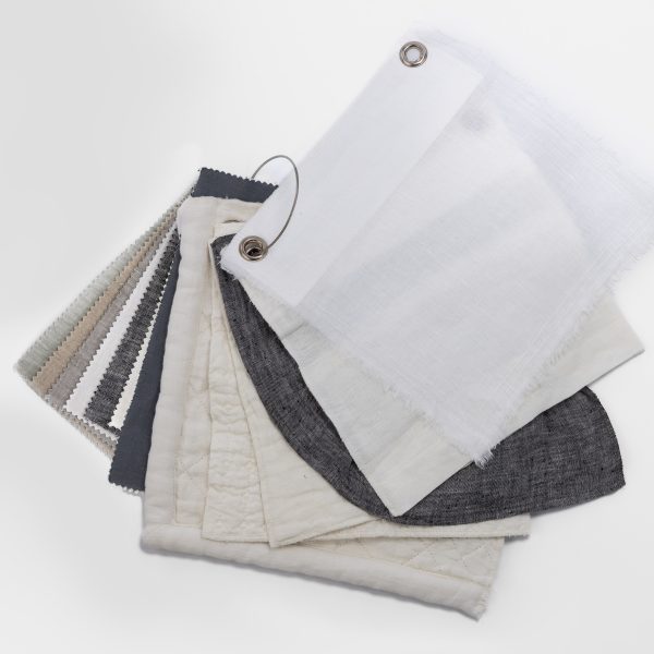 Amity Home "Assential" Ring in Neutral Tones - Fabric Swatch Ring