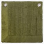Amity home christelle quilt swatch in lemongrass   vertical channel stitching