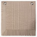 Amity home christelle quilt swatch in oyster   vertical pintuck pleats