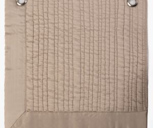 Amity home christelle quilt swatch in oyster   vertical pintuck pleats