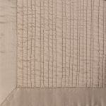 Amity home christelle quilt swatch in oyster   elegant pin tucked texture