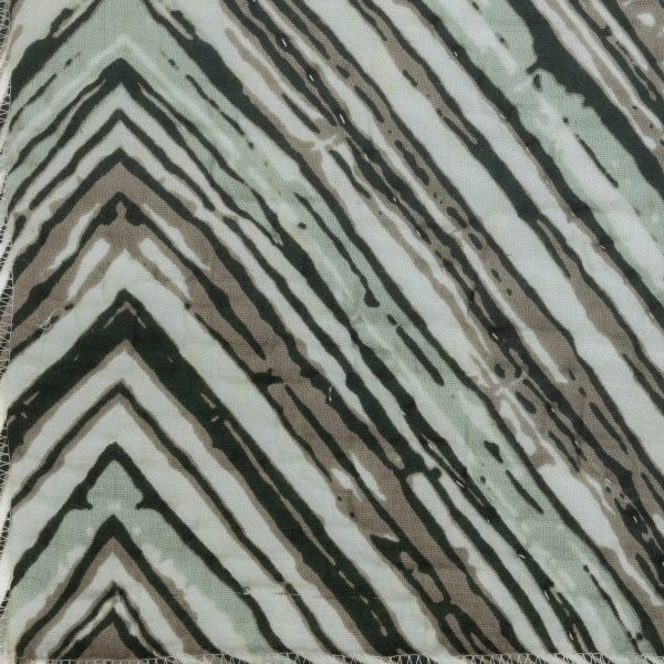 Amity Home Kingston Swatch in Green - Abstract Chevron Pattern
