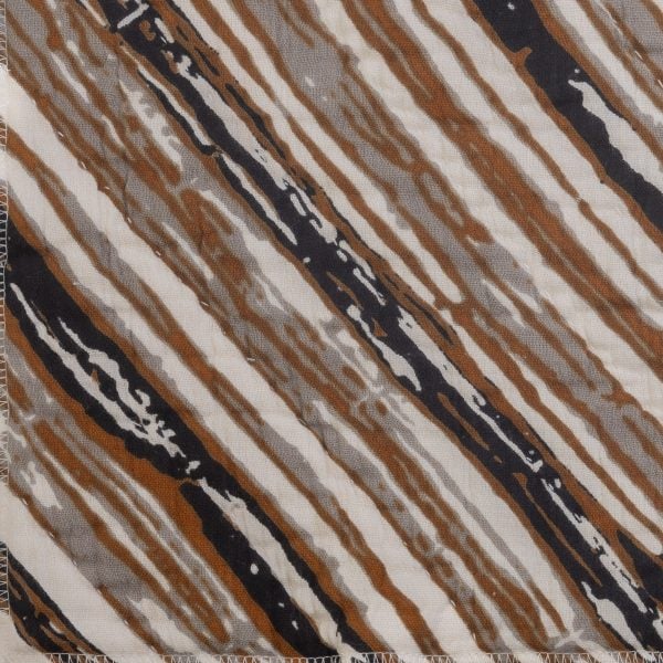 Amity Home Kingston Swatch in Ochre - Distressed Stripe Pattern