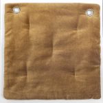 Amity home roan quilt swatch in ochre   plush velvet texture