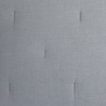 Amity home cartwright quilt swatch in neutral grey   subtle quilted texture