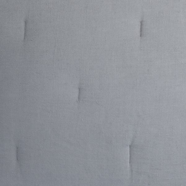 Amity Home Cartwright Quilt Swatch in Neutral Grey - Subtle Quilted Texture