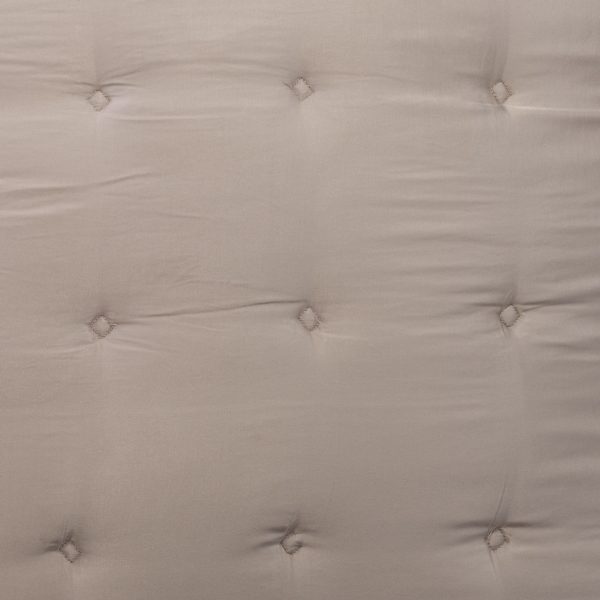 Amity Home Fairchild Quilt Swatch in Oyster - Tufted Diamond Pattern