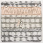 Amity home redford quilt swatch in multi color   banded geometric pattern