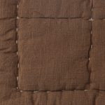 Amity home spencer quilt swatch in ochre   hand stitched quilting