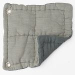 Amity home spencer quilt swatch in mineral   with metal grommets