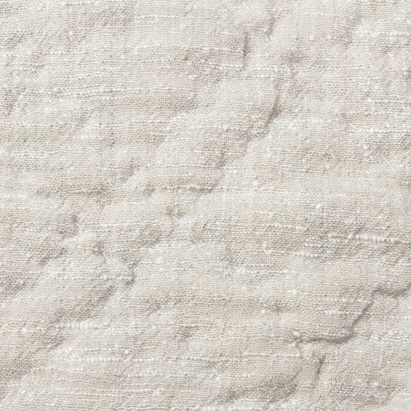Amity Home Adley Quilt Swatch in Nickle - Textured Woven Fabric