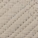 Amity home mendel quilt in earth   kantha stitched texture