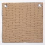 Amity home maegan quilt in camel   vertical stitch quilting