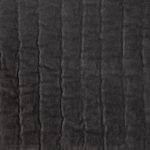 Amity home ethan quilt swatch in charcoal   channel quilted texture