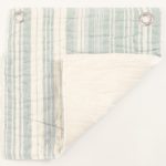 Amity home aiden quilt swatch in sea glass   striped pattern