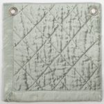 Amity home simona quilt swatch in sea glass   diamond quilted velvet texture