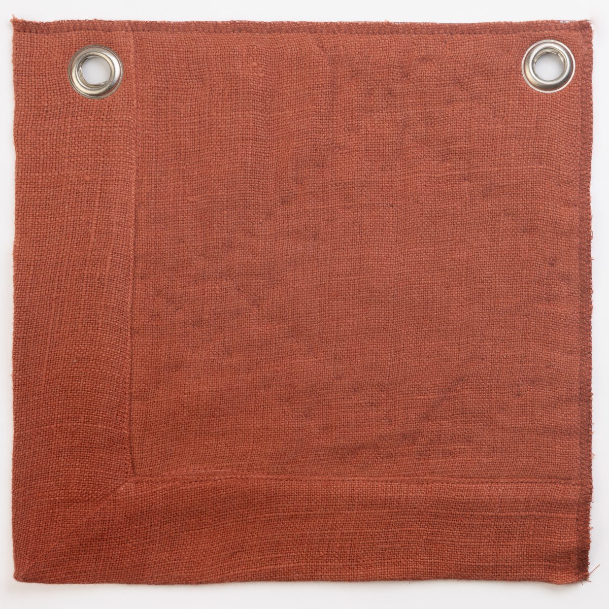 Amity home kyler quilt swatch in burnt sienna   woven texture