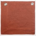 Amity home kyler quilt swatch in burnt sienna   woven texture