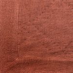 Amity home kyler quilt swatch in burnt sienna   textured woven fabric
