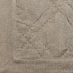 Amity home kyler quilt swatch in natural   textured diamond quilting