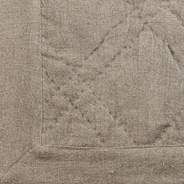 Amity Home Kyler Quilt Swatch in Natural - Textured Diamond Quilting