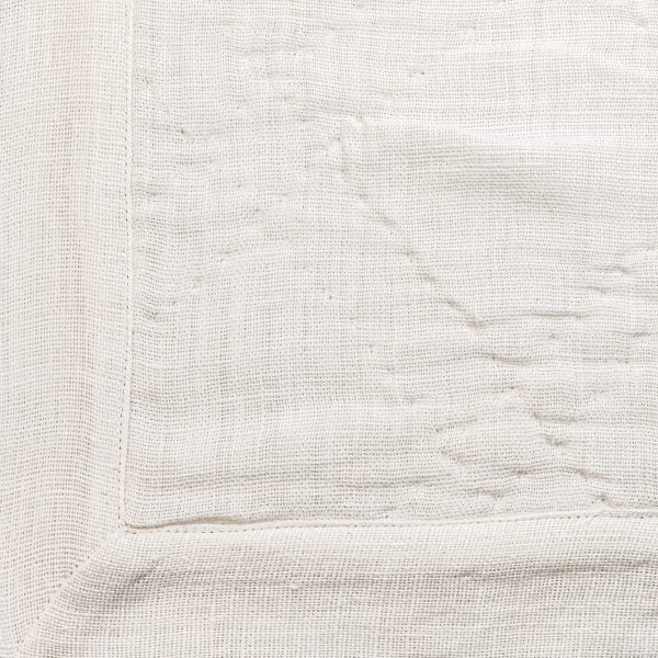 Amity Home Kyler Quilt Swatch in White - Subtle Quilted Texture