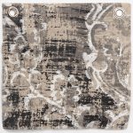 Amity home simona quilt swatch in ivory   abstract distressed pattern