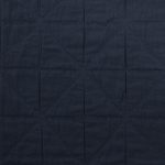 Amity home marshall quilt swatch in indigo   diamond quilted texture