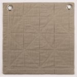 Amity home marshall quilt swatch in taupe   quilted diamond pattern