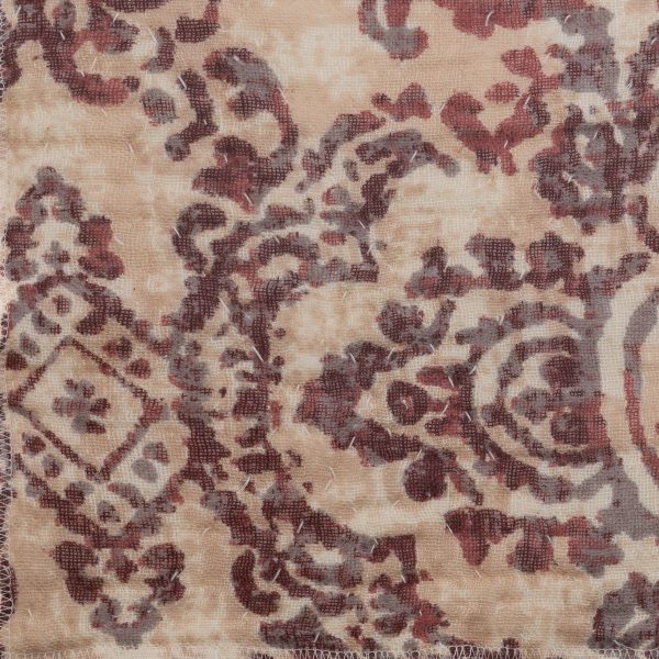 Amity Home Lyon Quilt Swatch in Currant - Quilted Damask Pattern