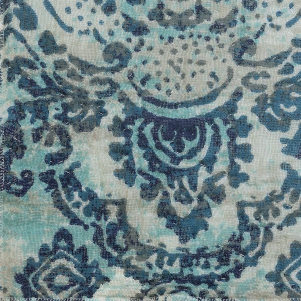 Amity Home Lyon Quilt Swatch Quilt in Peacock - Ornate Patterned Fabric