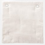 Amity home mesa quilt swatch in ivory   soft fabric with grommets