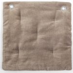 Amity home mesa quilt swatch in mushroom   plush velvet texture