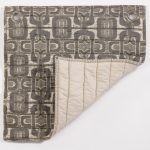 Amity home arlo quilt swatch in grey abstract pattern   quilted texture