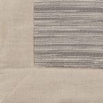 Amity home gill quilt swatch in grey   woven striped texture