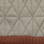 Amity home kirk quilt swatch in laurel   diamond quilted texture