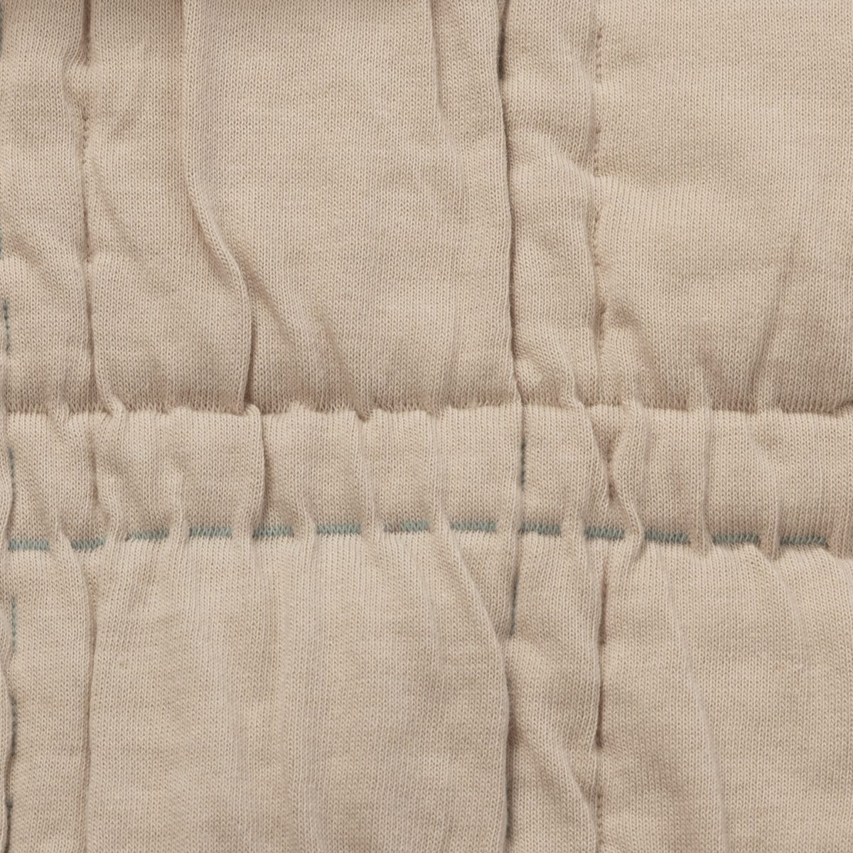 Amity home fletcher quilt swatch in mineral   ruched knit texture