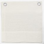 Amity home damara linen sheet swatch in ivory   fine linen weave