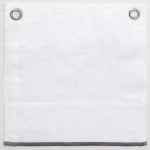 Amity home tyne sheet swatch in whitecharcoal   fabric swatch with eyelets