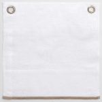 Amity home tyne sheet swatch in whitenatural   embroidered border