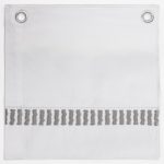 Amity home savona sheet swatch in whitegrey   embroidered stripe pattern