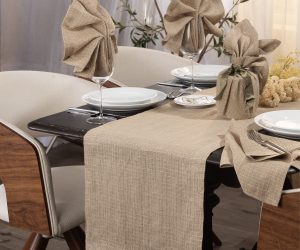 Amity home maury napkins set of 4 in mushroom   textured weave