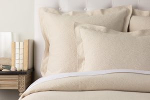 Amity home santiago matelasse in sandshell   pebbled texture