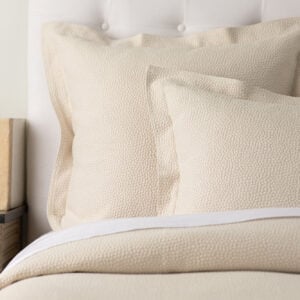 Amity home santiago matelasse in sandshell   pebbled texture