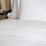 Amity home santiago matelasse in white   raised texture
