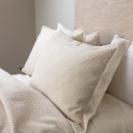 Amity home rio matelasse in natural   textured leaf pattern