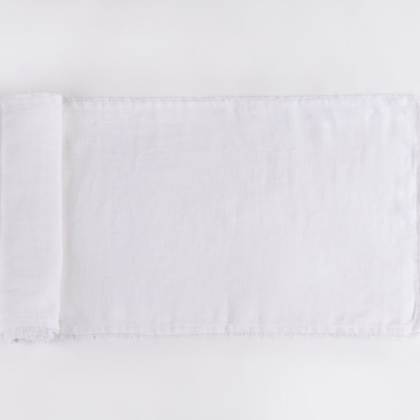 Ranier Linen Table Runner, Ivory