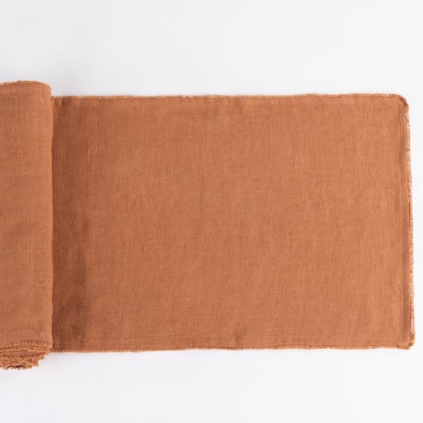 Ranier Linen Table Runner, Ochre