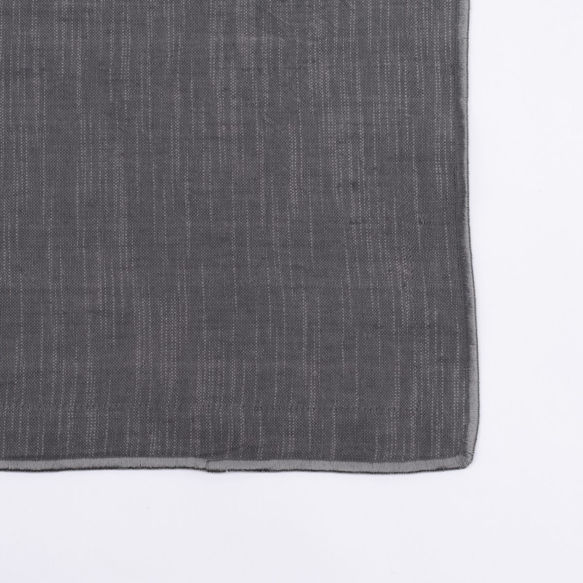 Amity home harlow table runner in charcoal   textured weave