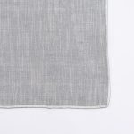 Amity home harlow table runner in mineral   subtle striped texture